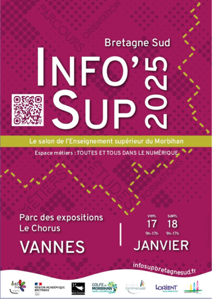 affiche infosup 2025 - salon des étudiants