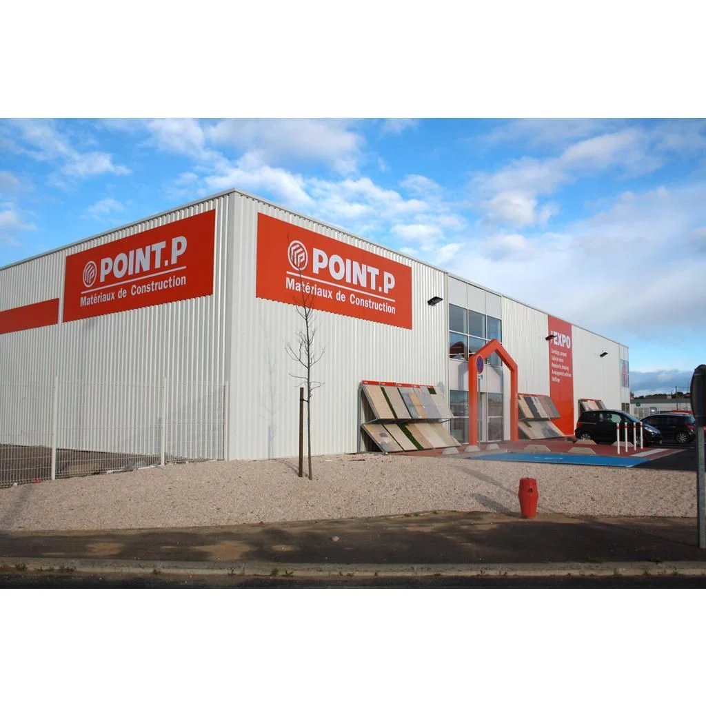 enseigne de point.p et 
logo de point.p 