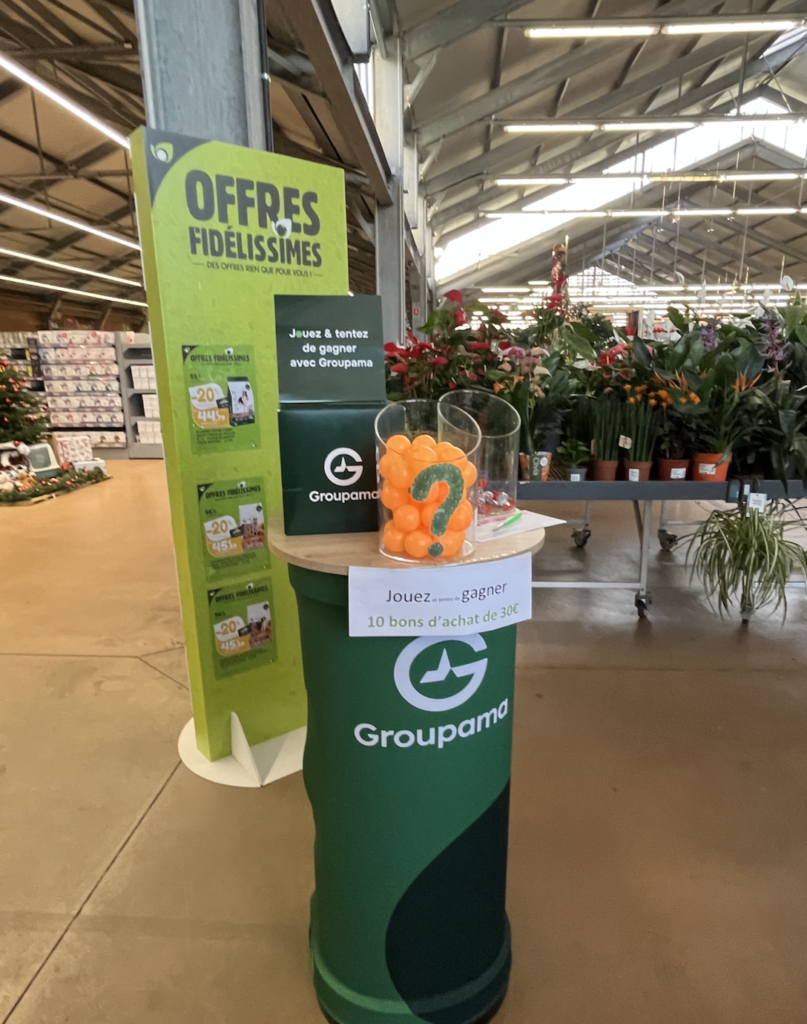 stage animation commerciale magasin vert quimperlé groupama